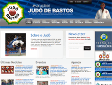 Tablet Screenshot of judobastos.com.br